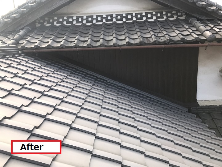 名張市　屋根工事後