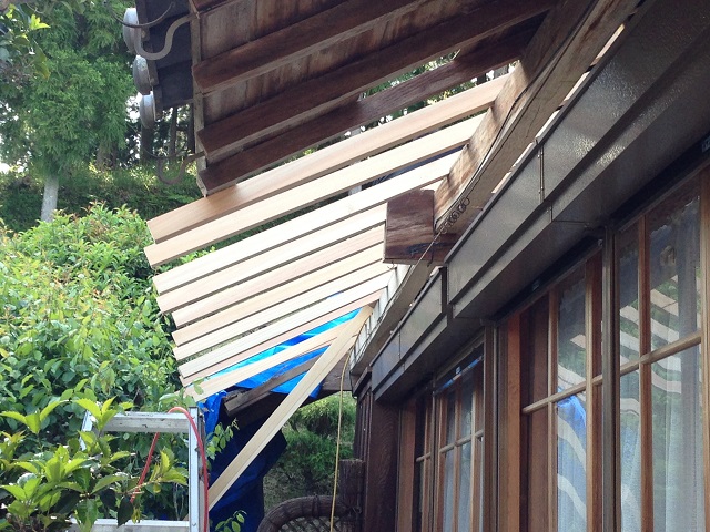 伊賀市 垂木 取り替え