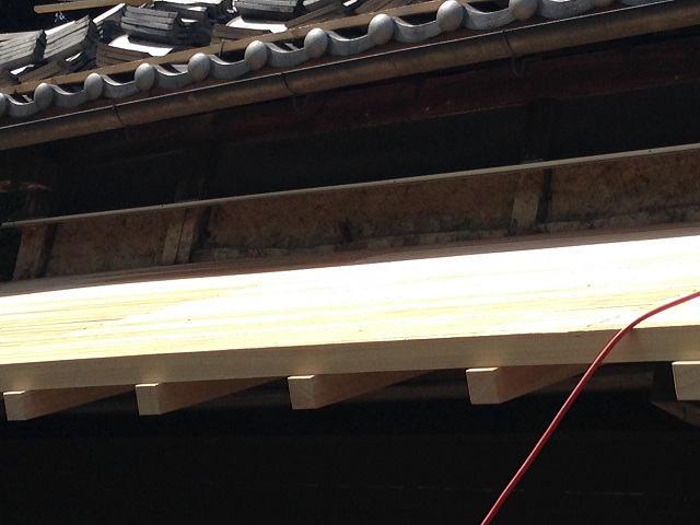 伊賀市 野地板 貼り替え