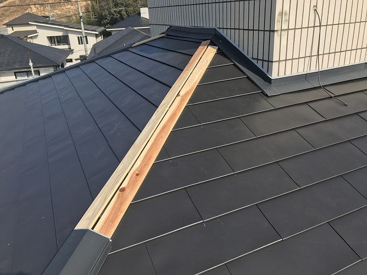 伊賀市　棟部分取付