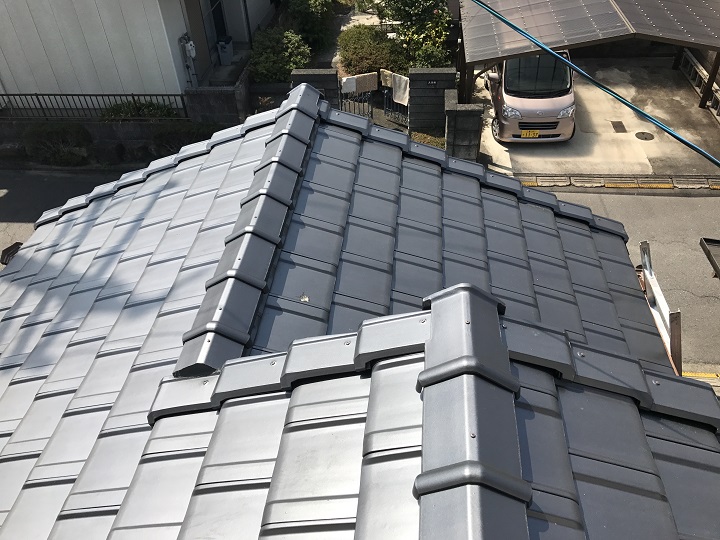 伊賀市　和形から平板形に変更