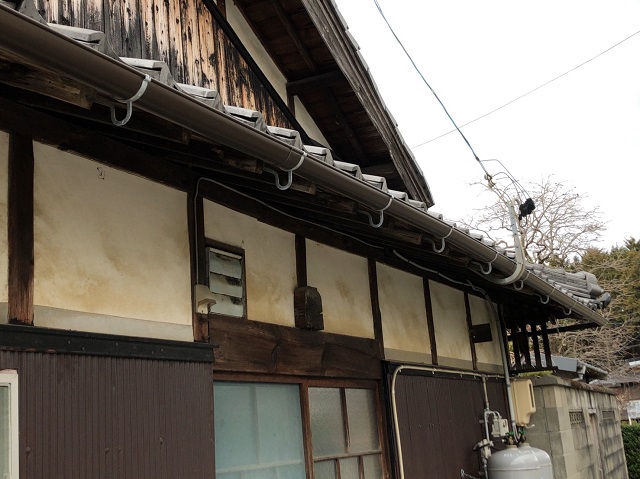 雨どい　完工　名張