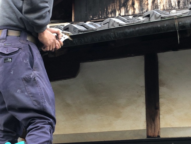 雨どい交換　雨どい撤去