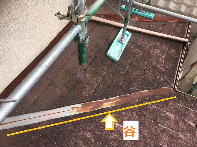 名張市　下屋根の谷　サビ