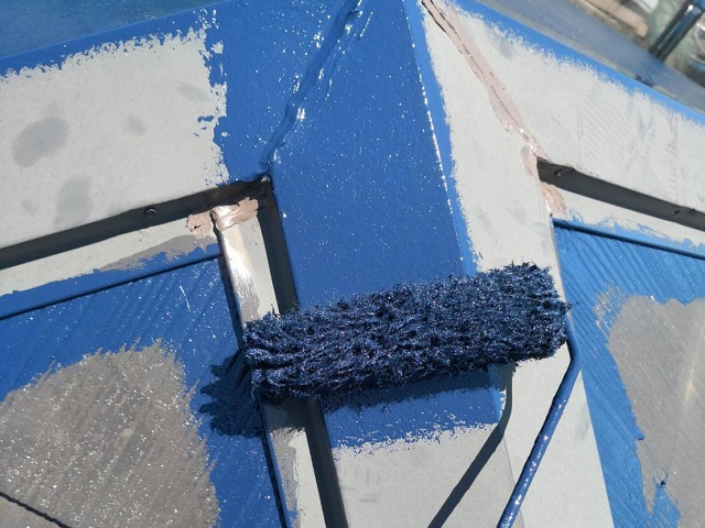 屋根　塗装　棟