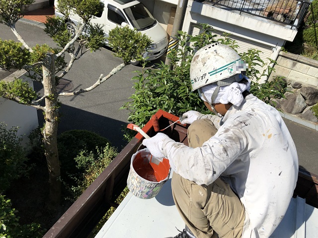 サビ止め　塗る