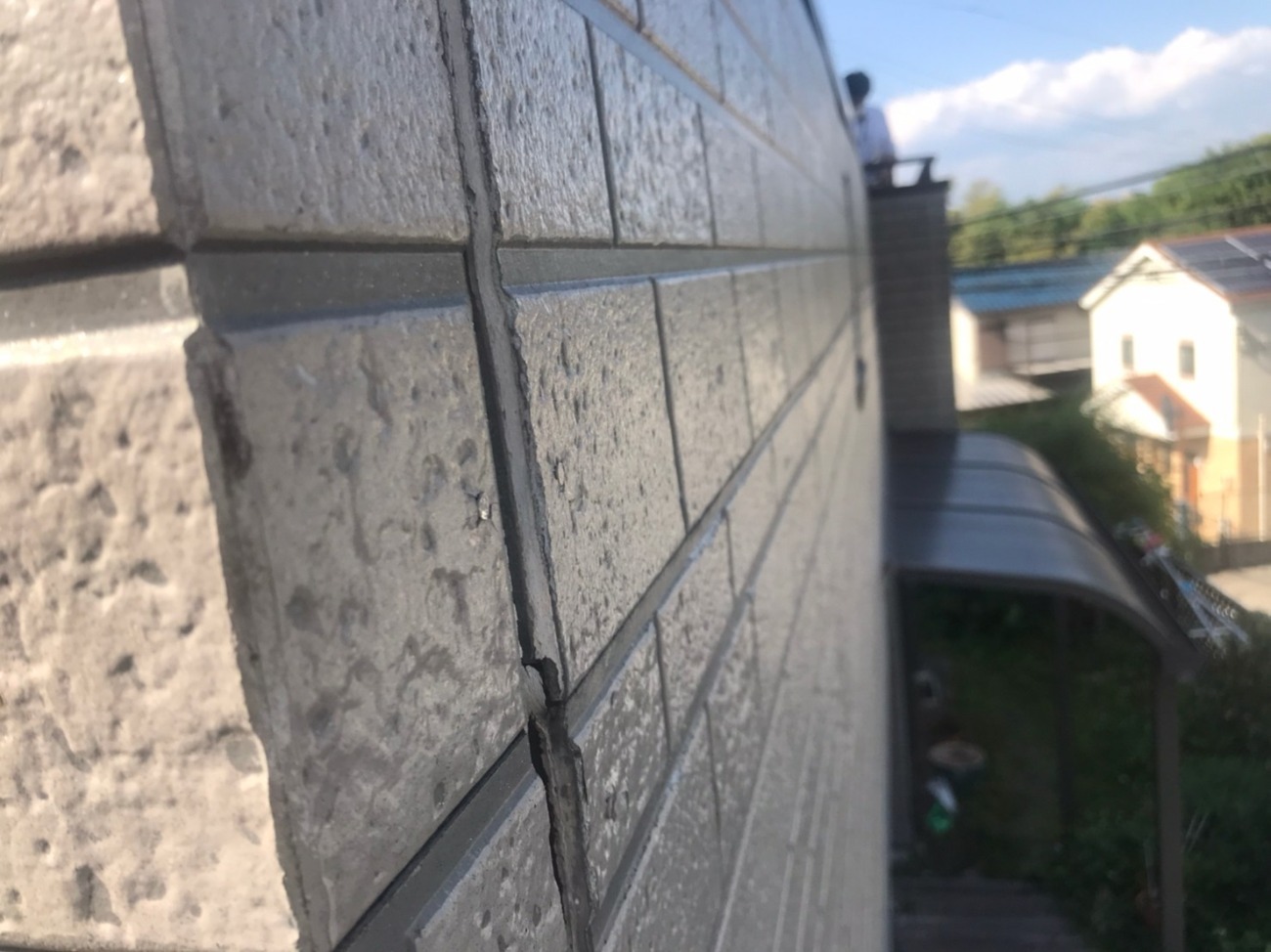 サイディングの浮き