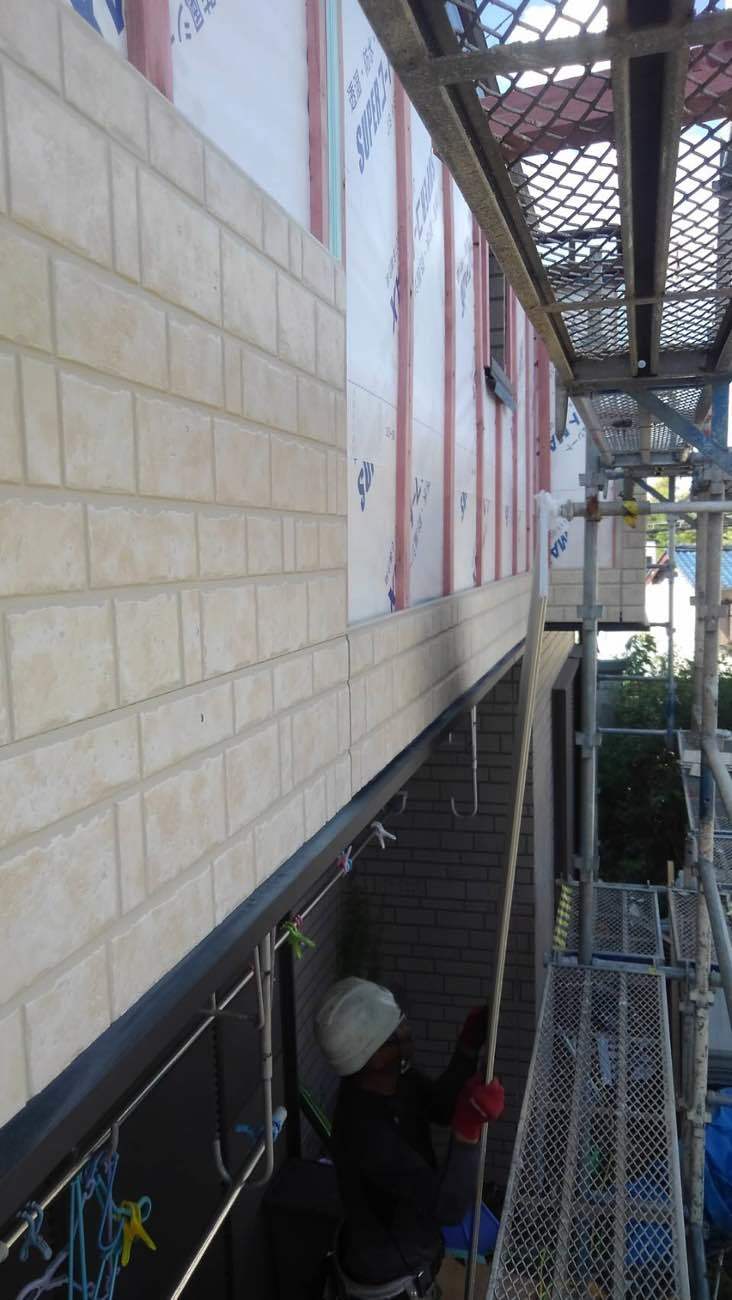 サイディング張り