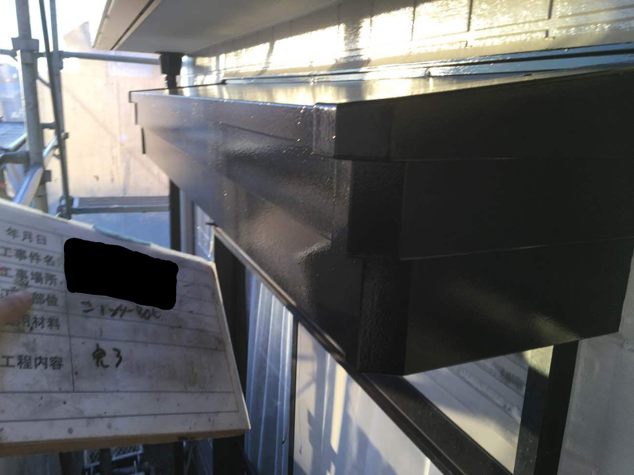 シャッターBOX　施工後