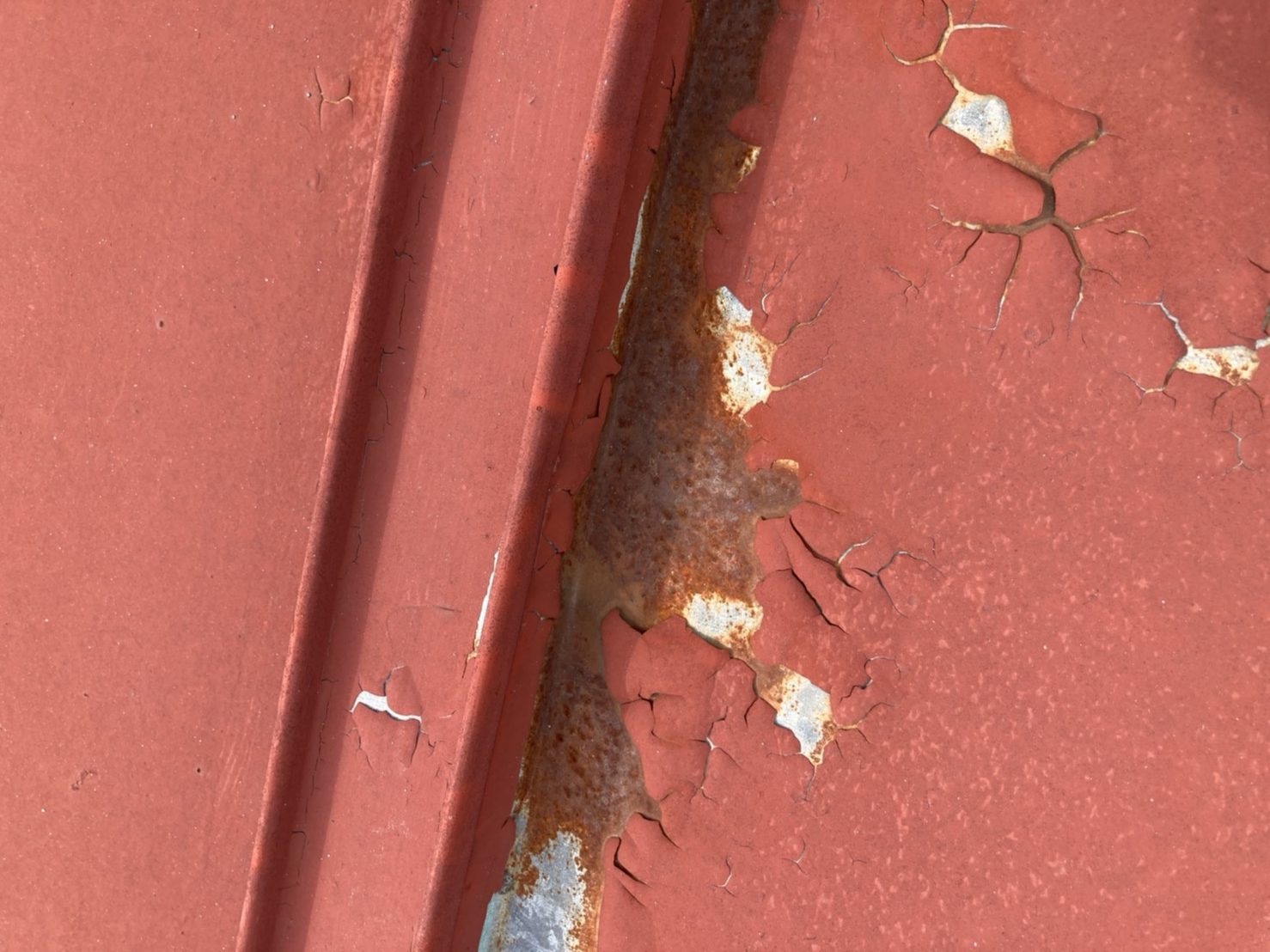 板金屋根　さび2
