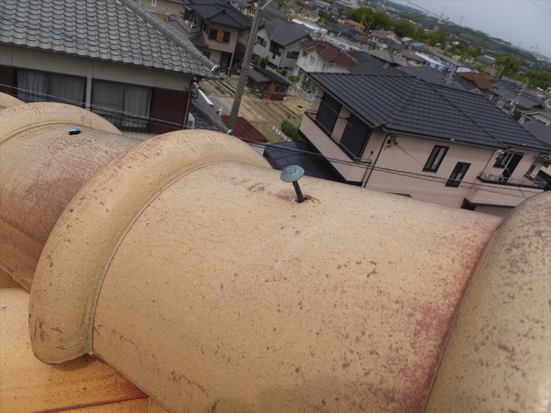 瓦屋根の不具合　S瓦