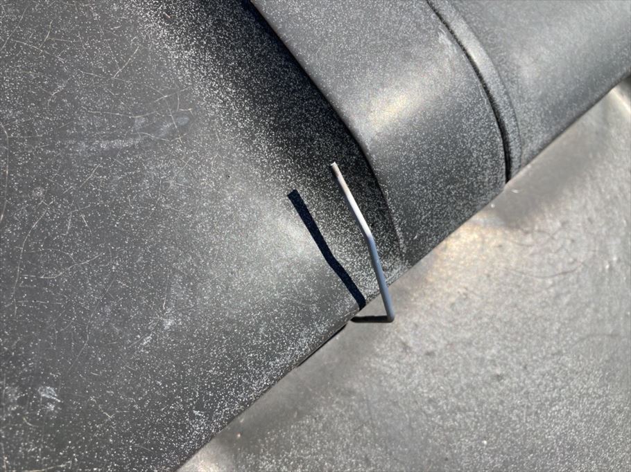 防災フックで瓦飛散対策もばっちり