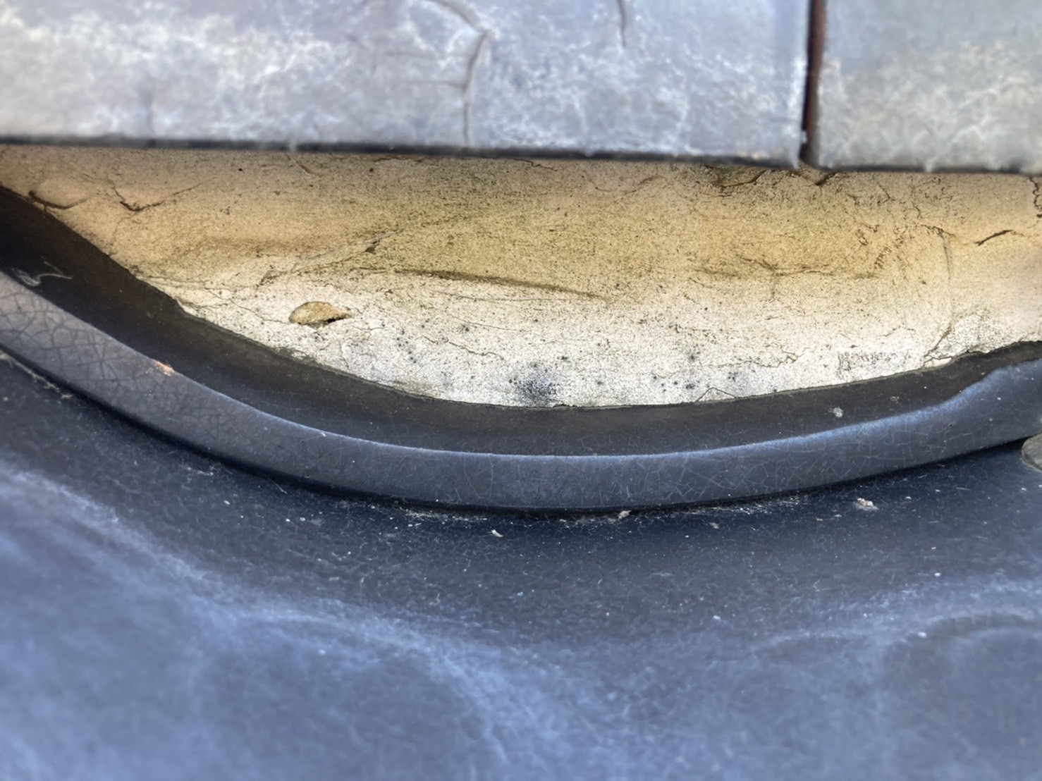 漆喰の状況はここまで劣化していました