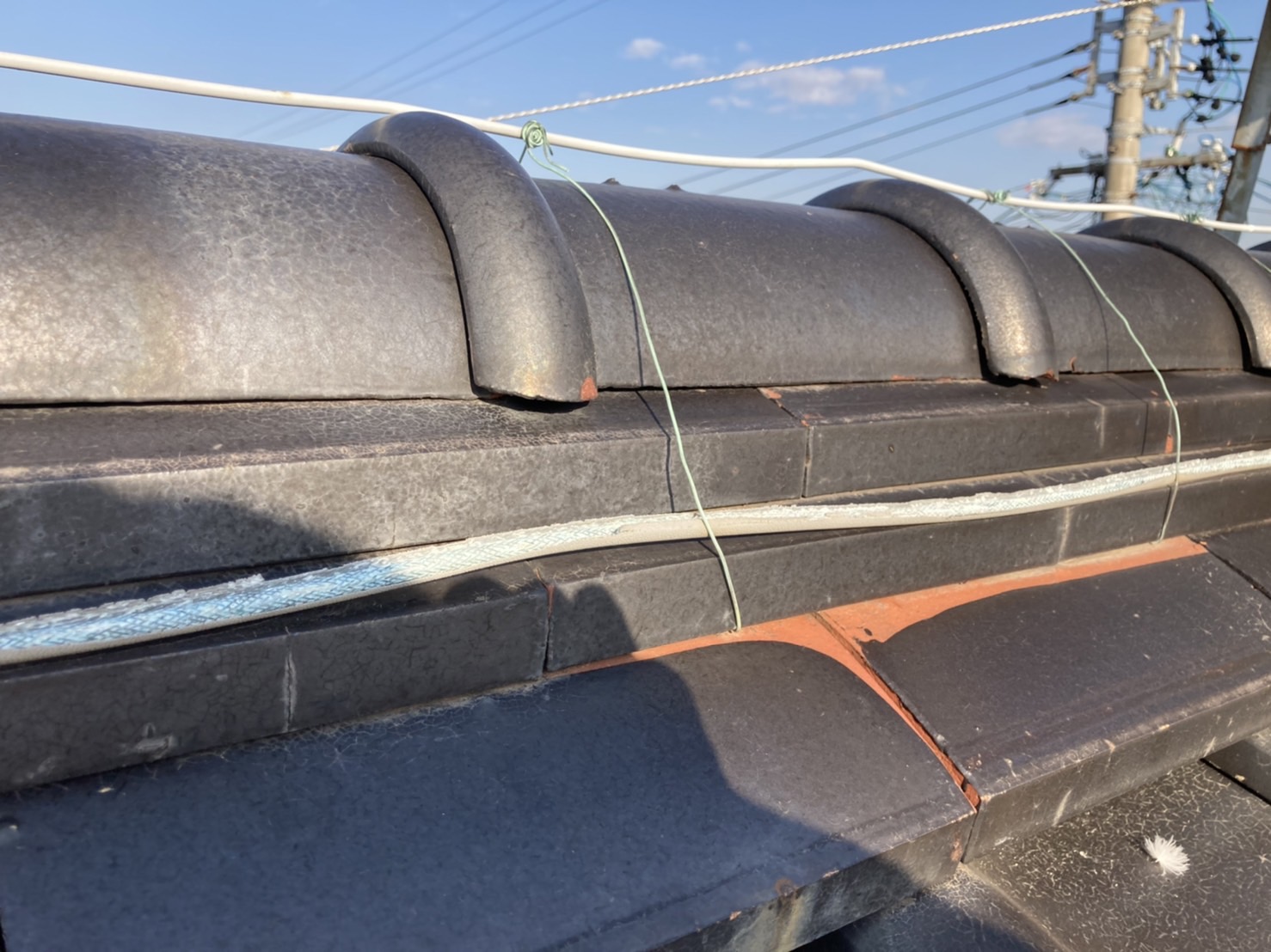 棟瓦の飛散等はありませんでした