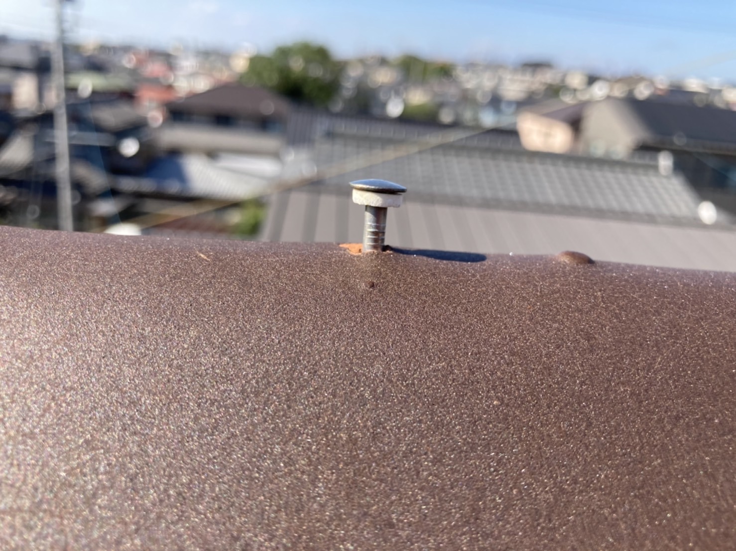 家の揺れや振動でビスの浮きが発生中