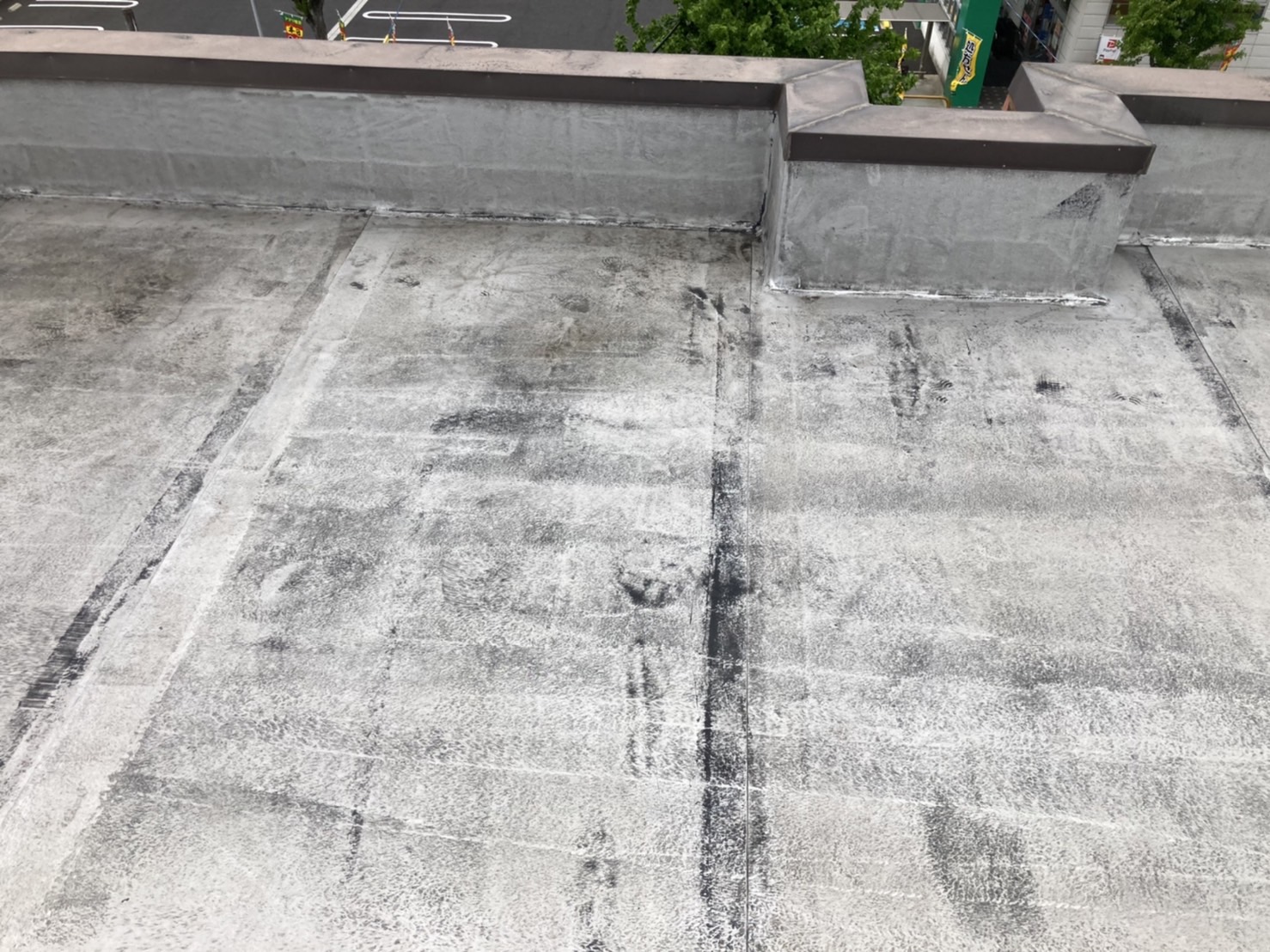 汚れやゴミは陸屋根の場合溜まりやすくなりますね