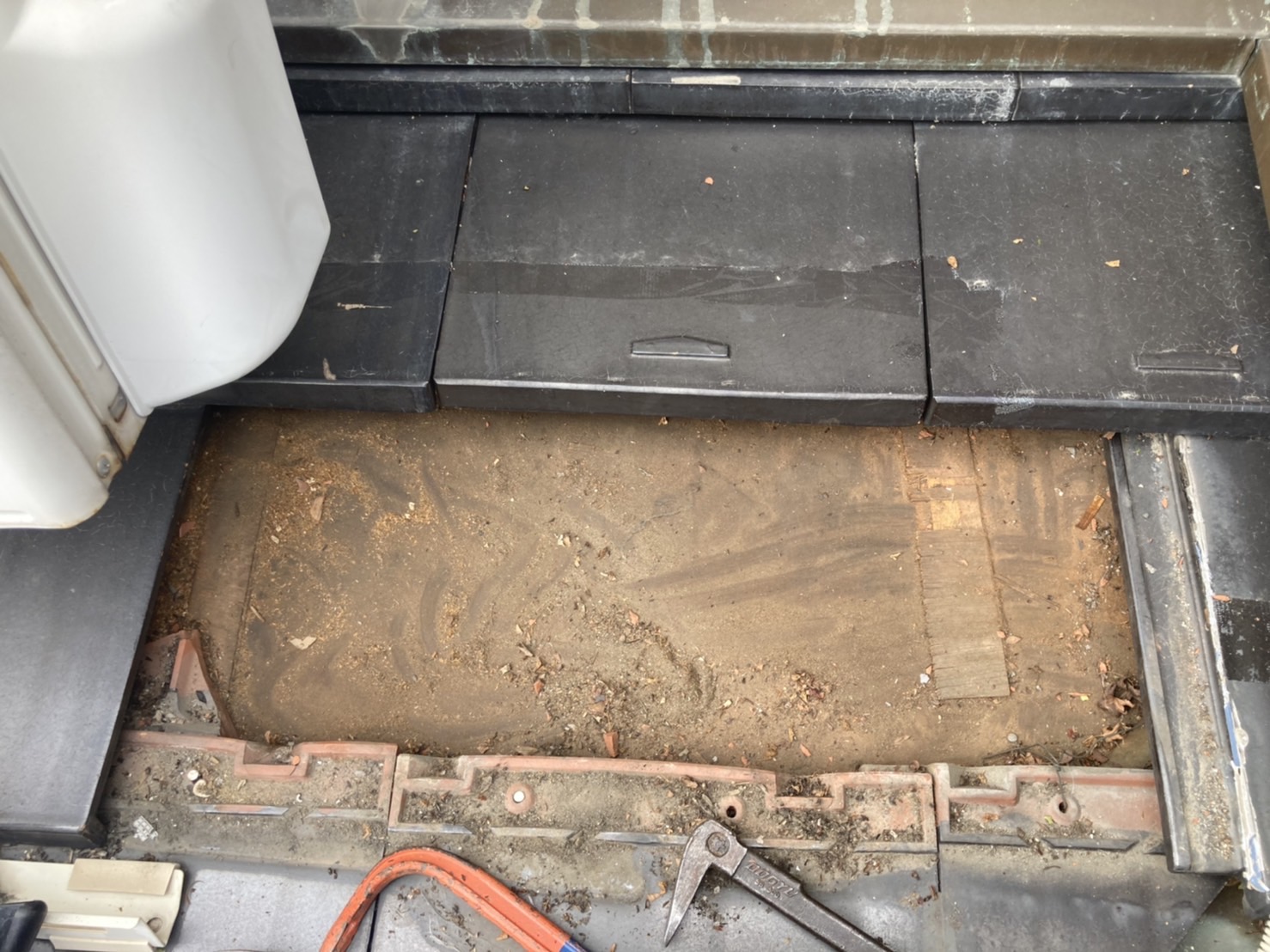 割るとキレイに掃除ができます