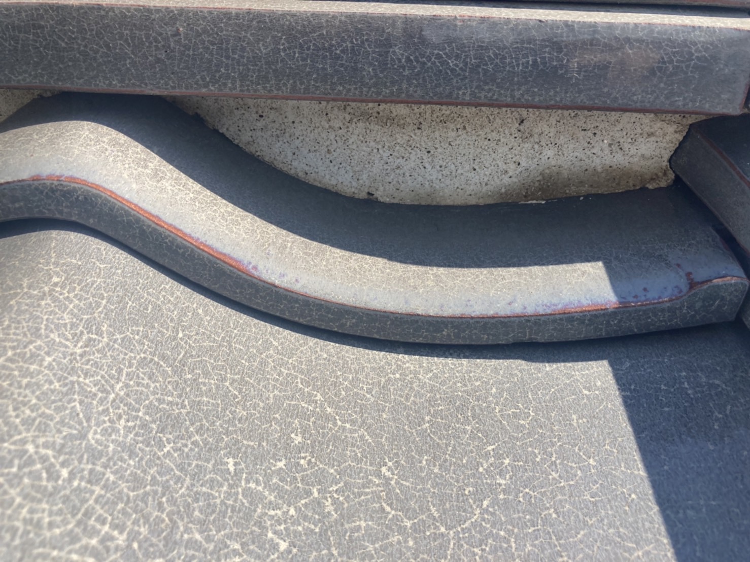 屋根点検　漆喰