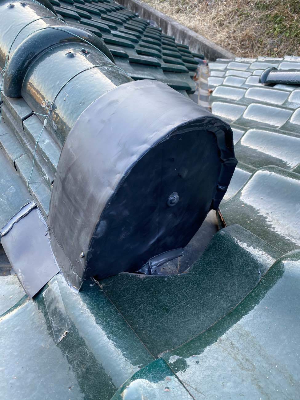 棟止め　施工後　２