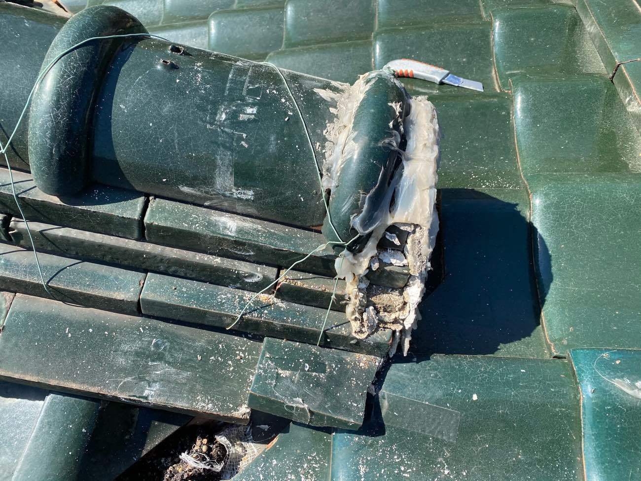 棟止め　施工前　２