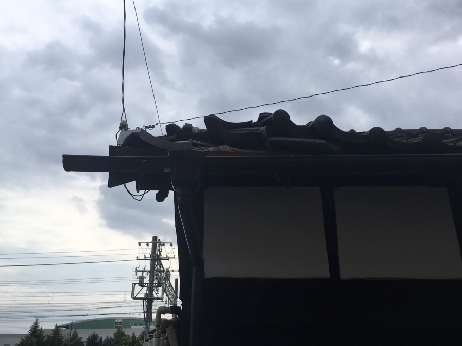 樋のズレ