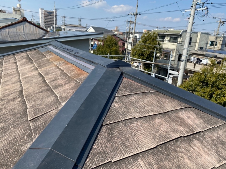 新しい板金を設置して完成