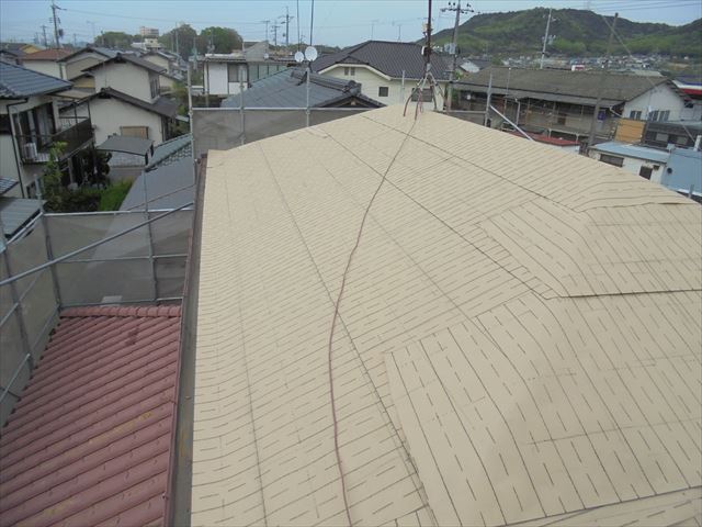 岡山市南区　破れない防水紙