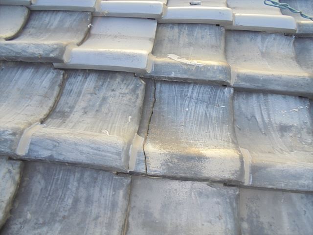 岡山市北区　雨漏り修理　瓦修理