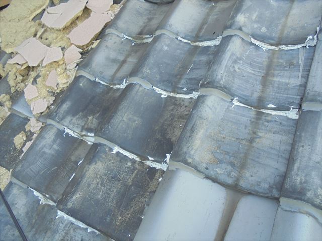 岡山市中区　ズレ止め施工不良