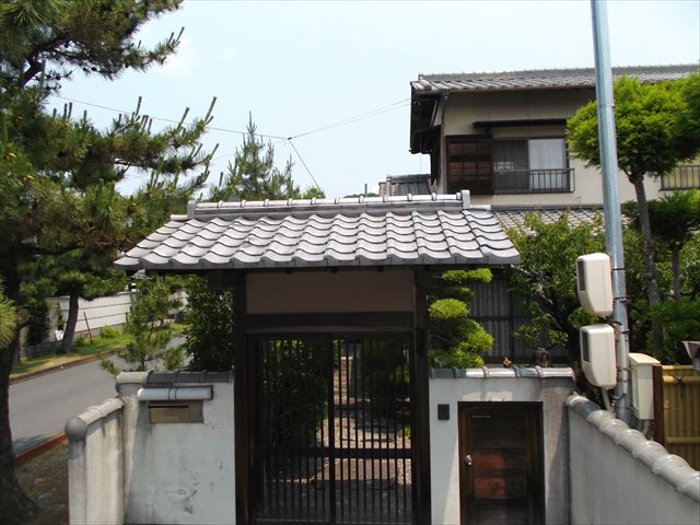 岡山市中区門の瓦補修工事