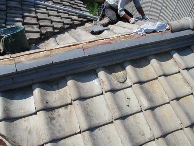 岡山市南区　棟の補修