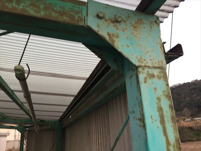 岡山市東区かーポート波板張替