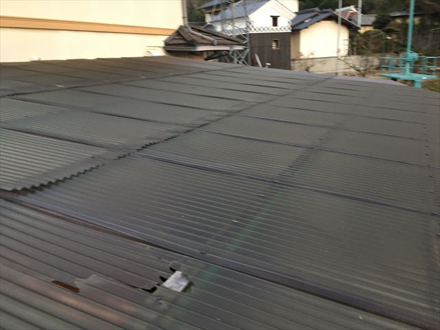 岡山市東区かーポート波板張替