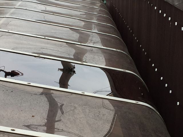 岡山市南区　カーポートの屋根修理　ポリカーポネート取付け