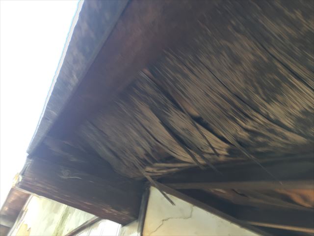 玉野市 下地がボロボロ