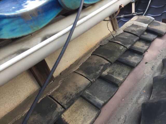 岡山市中区　雨漏り修理　工事前