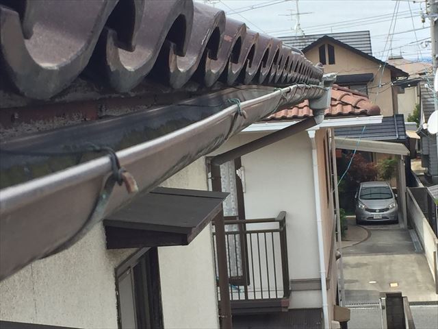 岡山市南区雨樋補修