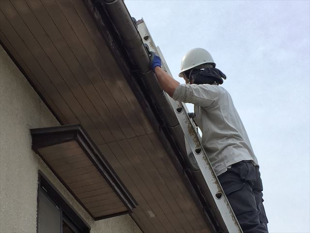 岡山市南区雨樋補修