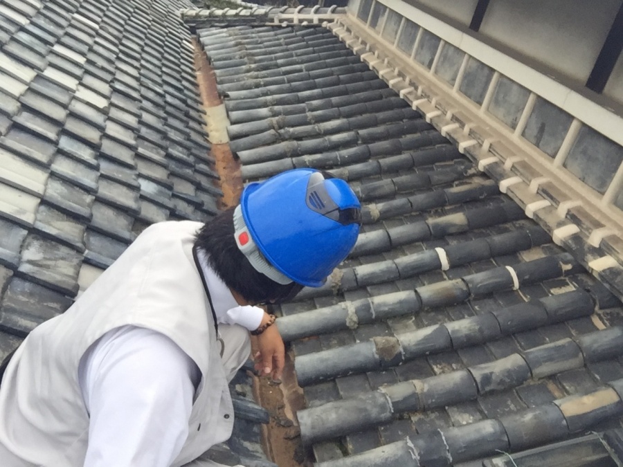 岡山市東区　谷板金の点検