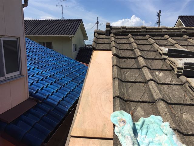 玉野市で下地板取り換え