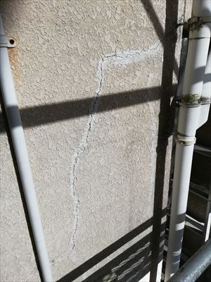 雨樋　塗装工事前