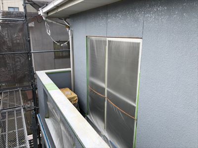 外壁塗装　養生