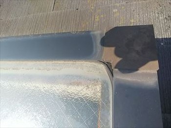 天窓コーキング　工事前