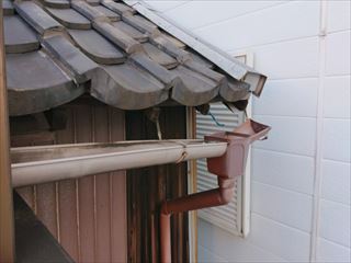 集水器　金具外れ