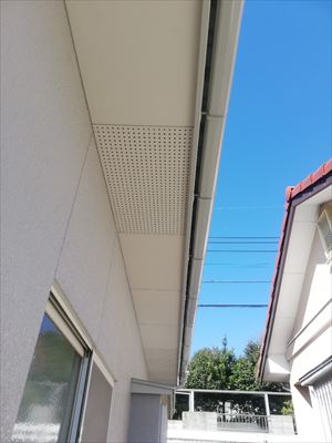 軒天　塗装工事
