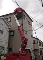 現地調査　高所作業車