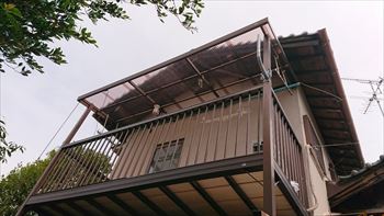 波板張替え　工事後