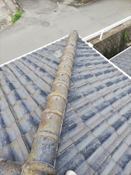 セメント瓦　屋根　劣化