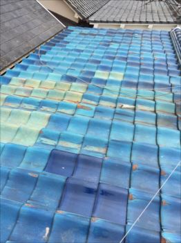 瓦　台風被害　工事後