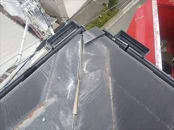 棟板金　飛散箇所